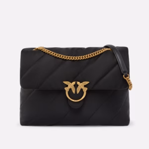 Borsa grande trapuntata Love Bag tessuto riciclato