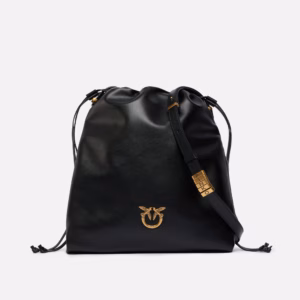 Borsa a spalla media Slouchy Bag verticale in pelle