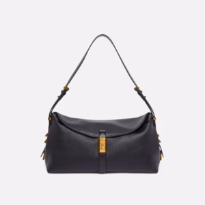 Borsa a spalla Saddle Bag media in pelle