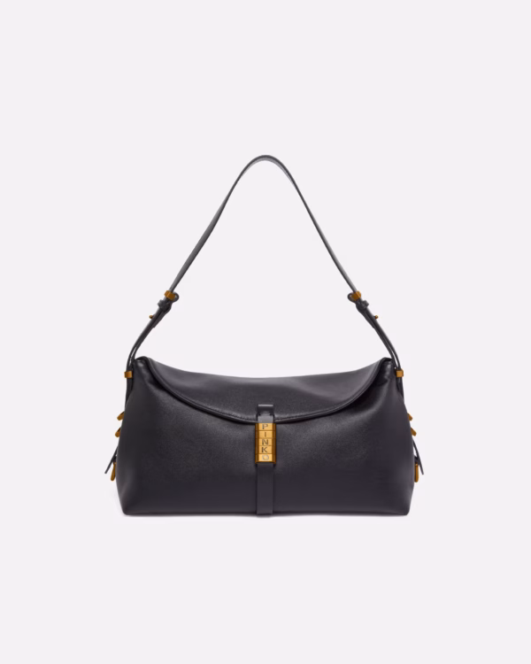 Borsa a spalla Saddle Bag media in pelle