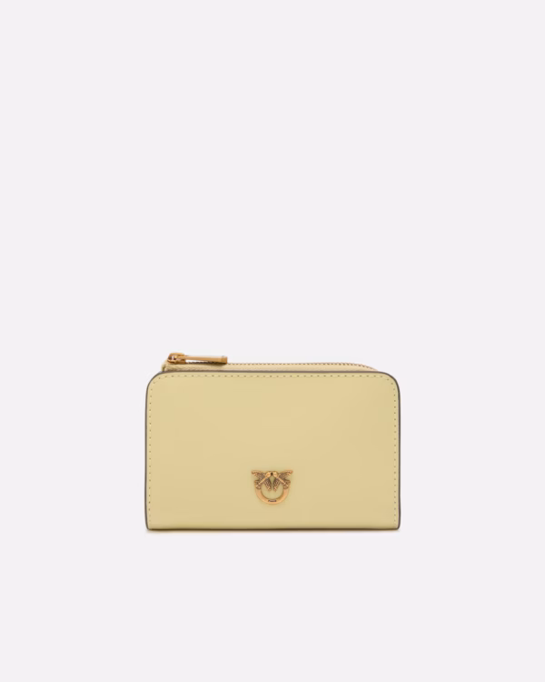 Portafoglio mini in pelle con Love Birds