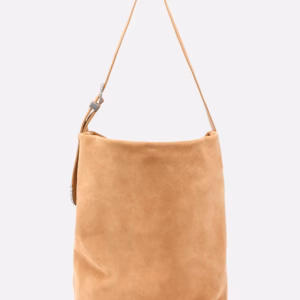 Borsa a tracolla grande Bucket Big in suede