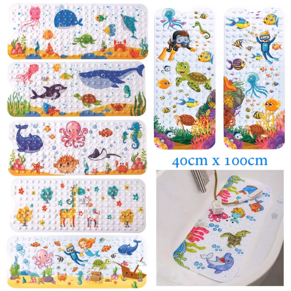 Happy BathMat™ – Mata do kąpieli – Wkładka antypoślizgowa do wanny