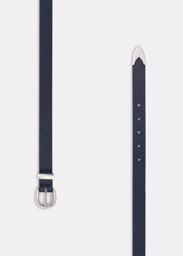 PASEK SKÓRZANY CINTO NAVY