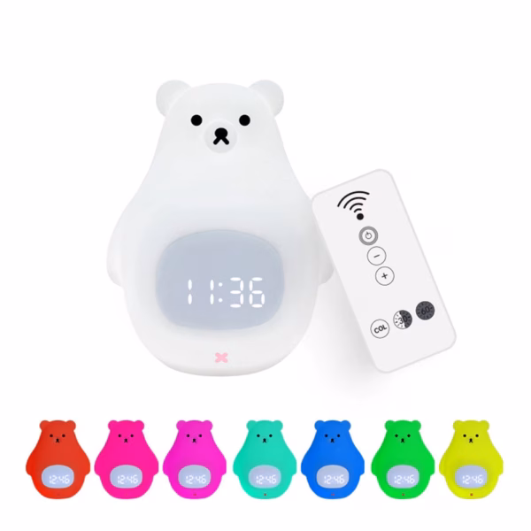 Bear Alarm™ – Budzik z lampką nocną LED – Budzik z misiem