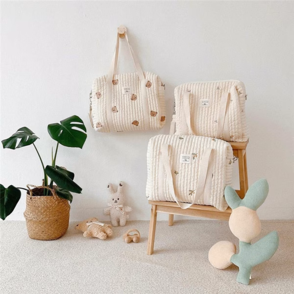 MiluBaby – Przestronna i lekka – luksusowa torba na pieluchy