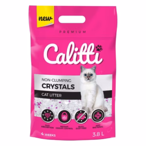 Żwirek dla kota CALITTI Crystals silikonowy 3,8L