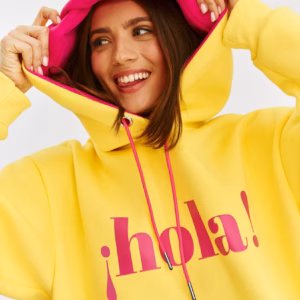 Bluza z kapturem Hola Adios