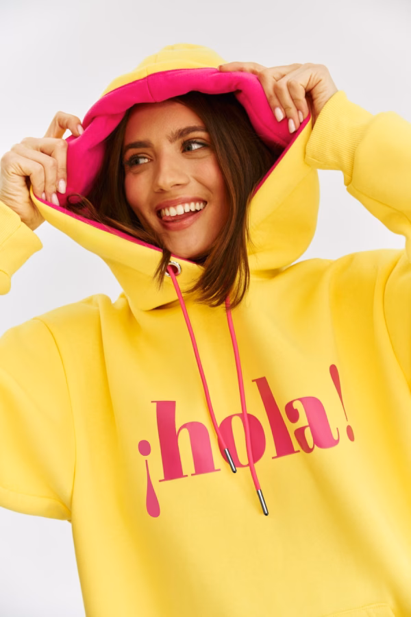 Bluza z kapturem Hola Adios