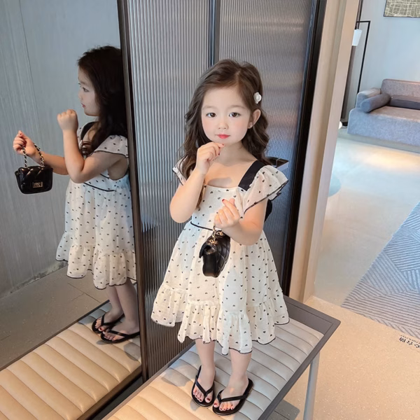 Mini Fashion™ – Letnia sukienka – Odzież dziecięca dla dziewczynki