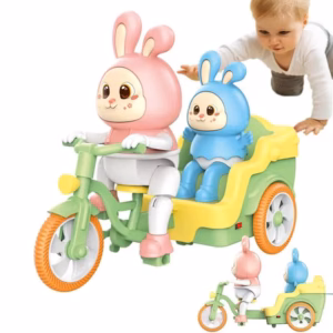 Bike Bunnies™ – Zabawka króliczki na rowerze – Akcesoria i zabawki