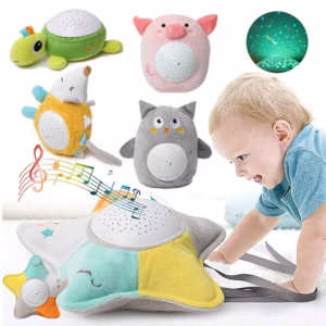StarPlush – Miękki i uspokajający – przytulanka z lampką nocną