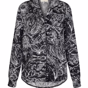 KOSZULA SIESTA PYJAMA BLACK